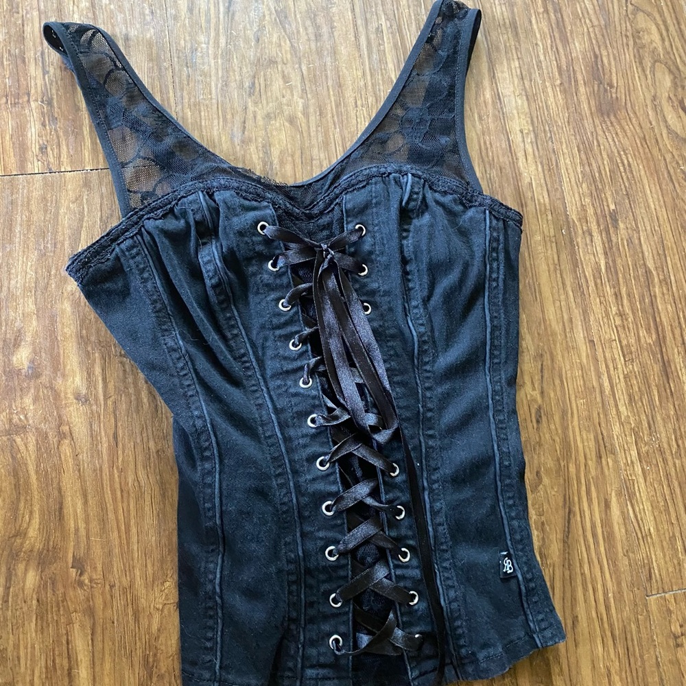 Royal bones corset style top